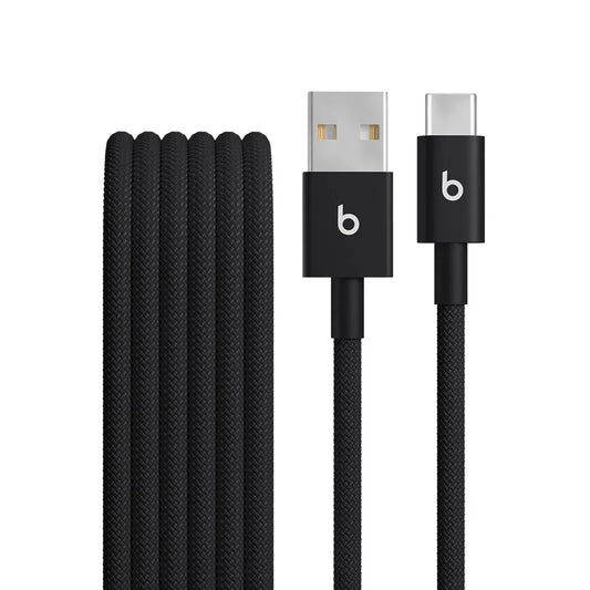 Beats USB-A to USB-C Woven Cable (1.5 m / 5 ft) - Bolt Black