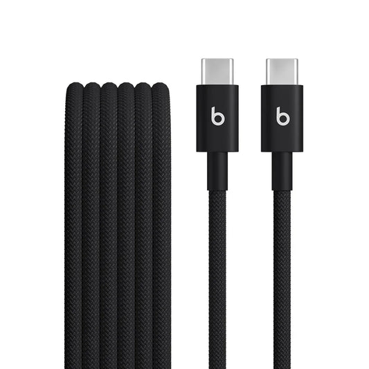 Beats USB-C to USB-C Woven Cable (1.5 m / 5 ft)  - Bolt Black
